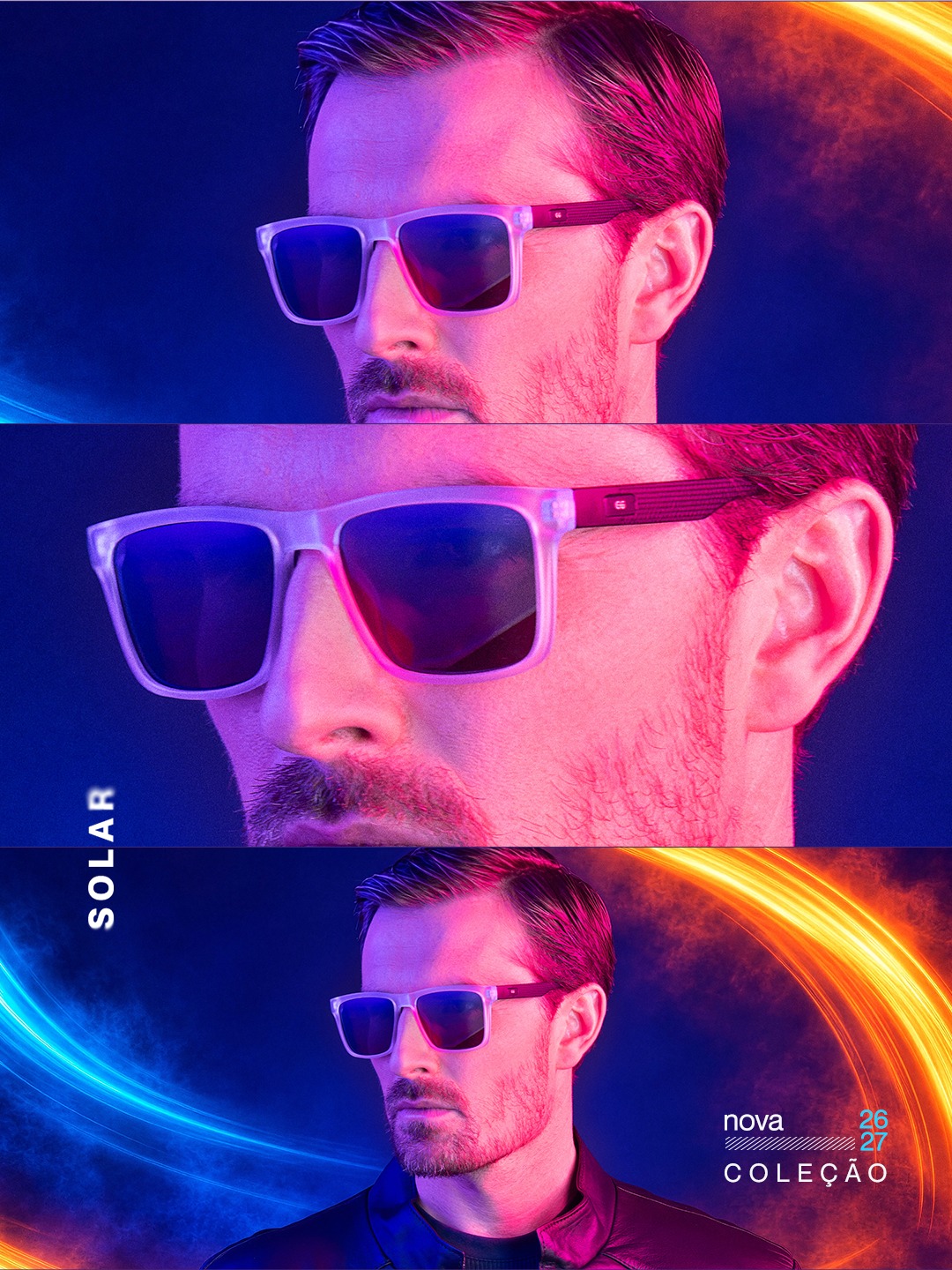 Publicação do Instagram da Empório Glasses: Sabemos que a armação preta é um clássico, mas olha só o que a gente trouxe para essa nova